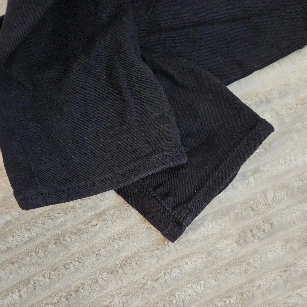 True Religion Men's Rocco Relaxed Skinny Jeans Size 30 Black Stretch Denim